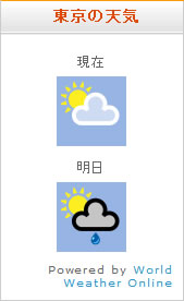 お天気表示ブロックプラグイン