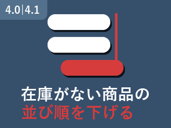 在庫がない商品の並び順を下げるプラグイン