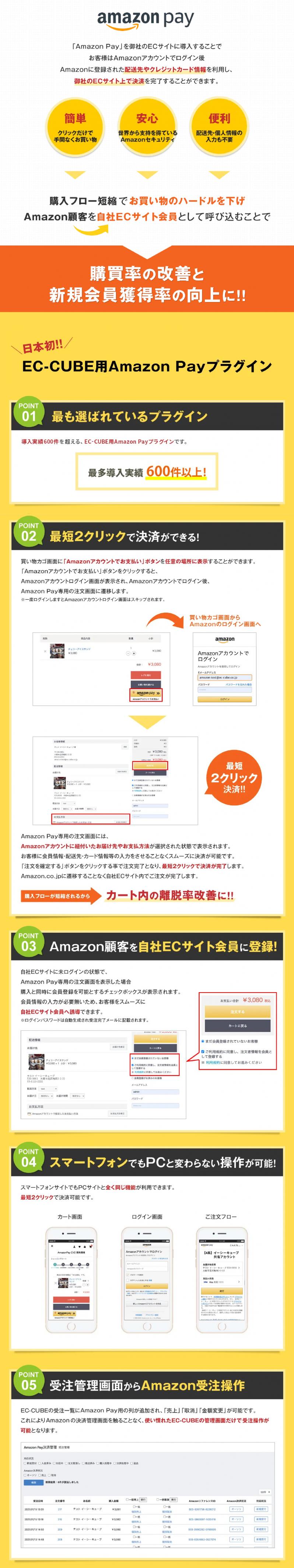 【EC-CUBE公式】Amazon Pay V2プラグイン(4.2系)