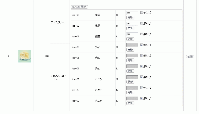 商品スピード管理プラグイン(QuickUpdate)