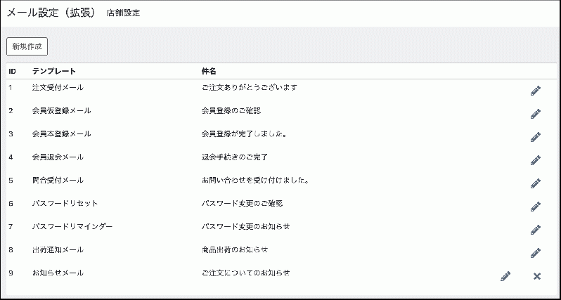 メールテンプレート登録プラグイン for EC-CUBE4