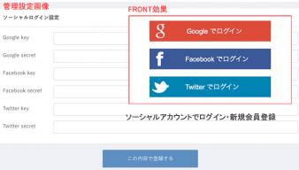 ソーシャルログインプラグイン SNS アカウントでログイン機能Social 1.02