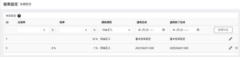 税率設定拡張プラグイン FOR EC-CUBE 4.2/4.3