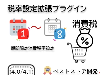税率設定拡張プラグイン FOR EC-CUBE 4.0/4.1