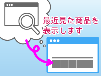 最近見た商品プラグイン