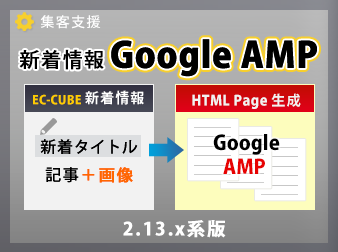 新着情報GoogleAMP化プラグイン